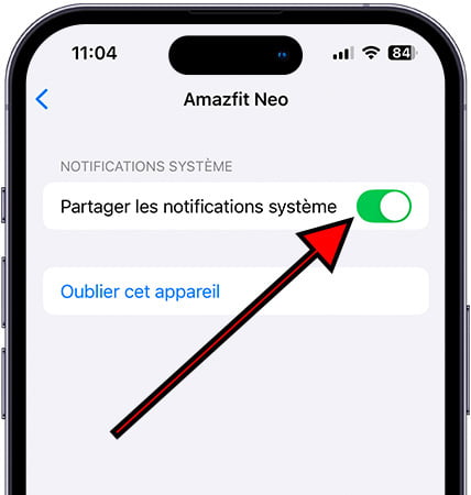 Types de périphériques Bluetooth sur iPhone