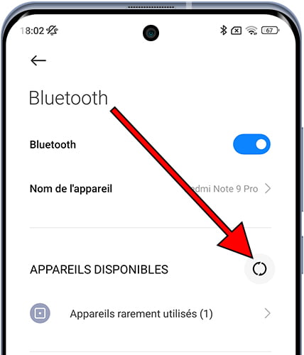 Rechercher un appareil Bluetooth sur Xiaomi