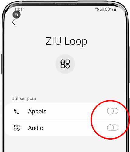 Paramètres audio Bluetooth sur Samsung Galaxy