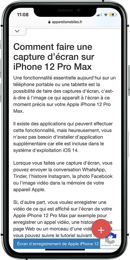 Comment faire une capture d'écran sur iphone 11, screenshot iphone 11 (Pro  & Pro &Max) 