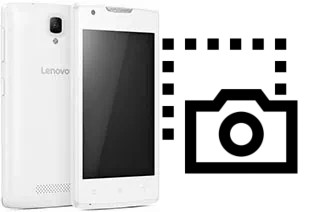 Capture d’écran sur Lenovo Vibe A