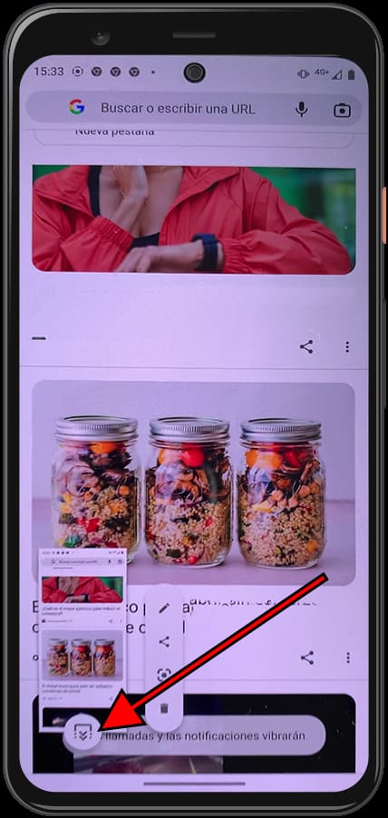 Capturer une page complète dans Moto G Dual SIM (3rd gen)