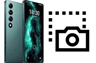 Capture d’écran sur Meizu 20 Infinity