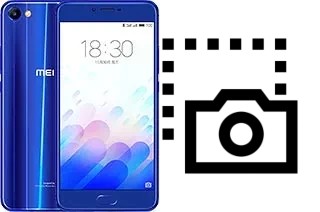 Capture d’écran sur Meizu M3x