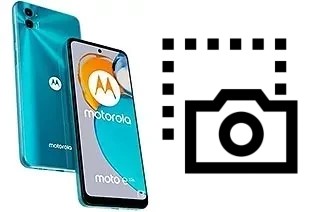 Capture d’écran sur Motorola Moto E22s