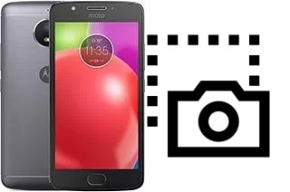 Capture d’écran sur Motorola Moto E4