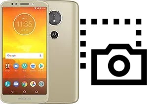 Capture d’écran sur Motorola Moto E5