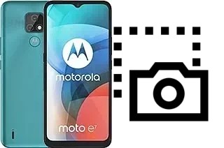 Capture d’écran sur Motorola Moto E7