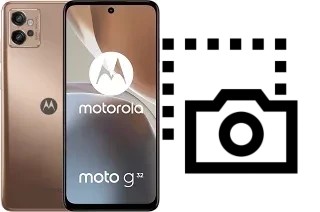 Capture d’écran sur Motorola Moto G32