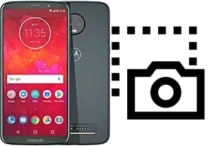 Capture d’écran sur Motorola Moto Z3