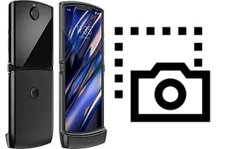 Capture d’écran sur Motorola Razr 2019