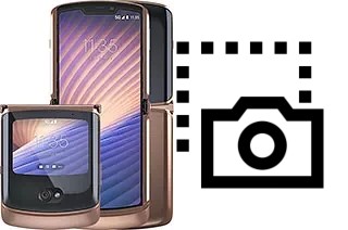 Capture d’écran sur Motorola Razr 5G