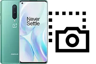 Capture d’écran sur OnePlus 8