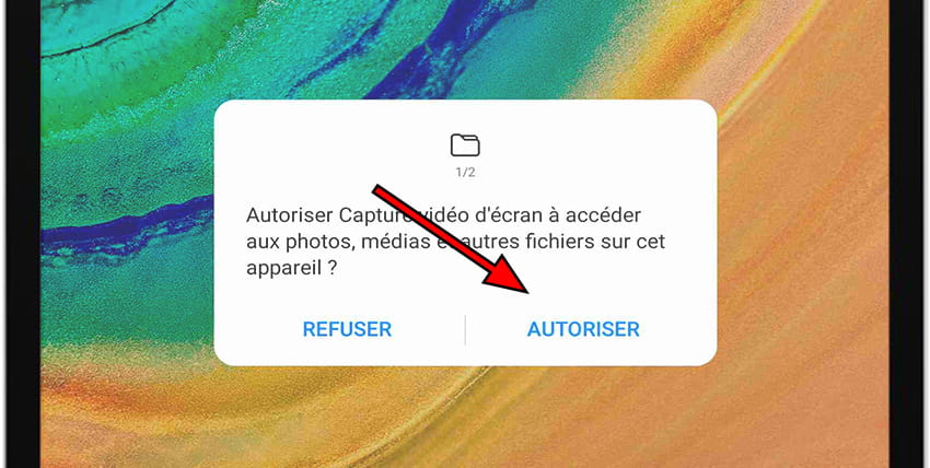 Capture video écran message MatePad Pro 12.6 (2021)