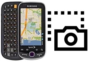 Capture d’écran sur Samsung Intercept