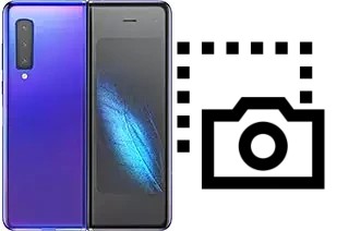 Capture d’écran sur Samsung Galaxy Fold