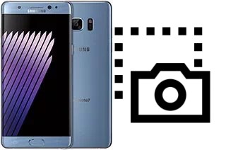 Capture d’écran sur Samsung Galaxy Note7