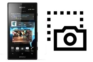 Capture d’écran sur Sony Xperia acro S