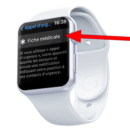 Données médicales Apple Watch