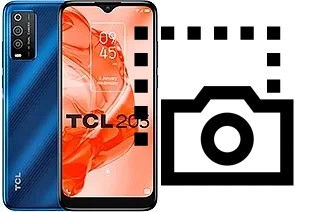 Capture d’écran sur TCL 205