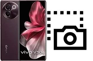 Capture d’écran sur vivo V30e