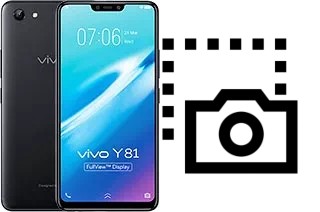 Capture d’écran sur vivo Y81