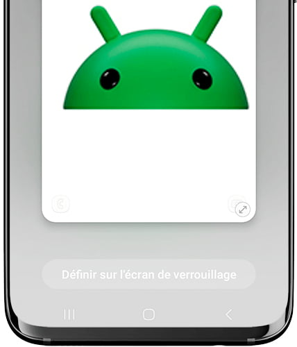 Définir sur l'écran d'accueil Samsung