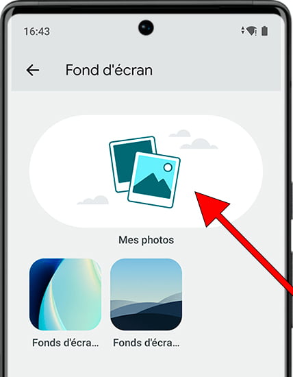 Fonds d'écran sur Android