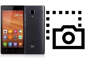 Capture d’écran sur Xiaomi Redmi 1S