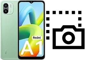 Capture d’écran sur Xiaomi Redmi A1