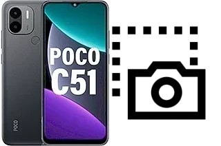 Capture d’écran sur Xiaomi Poco C51