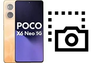 Capture d’écran sur Xiaomi Poco X6 Neo