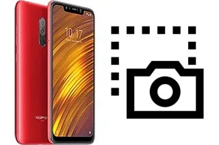 Capture d’écran sur Xiaomi Pocophone F1