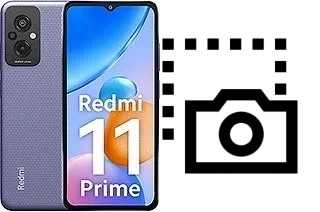 Capture d’écran sur Xiaomi Redmi 11 Prime