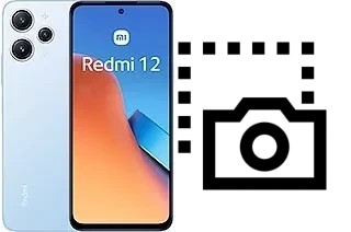 Capture d’écran sur Xiaomi Redmi 12