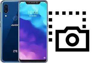 Capture d’écran sur ZTE Axon 9 Pro