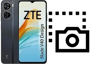 Capture d’écran sur ZTE Blade V40 Design