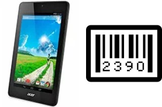 Comment voir le numéro de série sur Acer Iconia One 7 B1-730