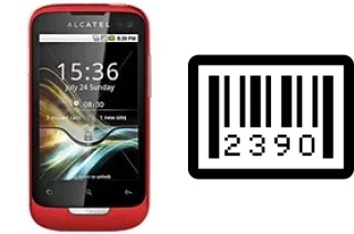 Comment voir le numéro de série sur alcatel OT-985