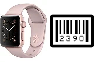 Comment voir le numéro de série sur Apple Watch Series 2 Aluminum 38mm