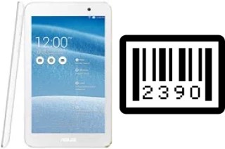 Comment voir le numéro de série sur Asus Memo Pad 7 ME176C