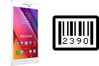 Comment voir le numéro de série sur Asus Zenpad 7.0 Z370CG