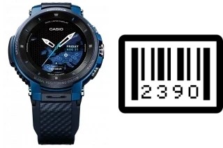 Comment voir le numéro de série sur Casio Pro-Trek WSD-F30