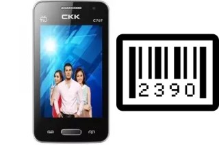 Comment voir le numéro de série sur CKK-mobile CKK mobile C707