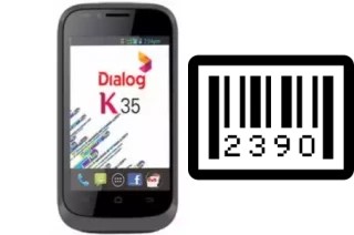 Comment voir le numéro de série sur Dialog K35