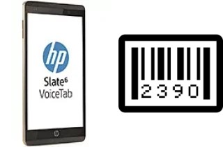 Comment voir le numéro de série sur HP Slate6 VoiceTab