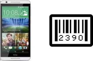 Comment voir le numéro de série sur HTC Desire 820s