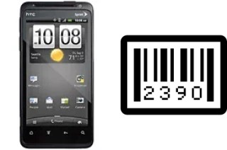 Comment voir le numéro de série sur HTC EVO Design 4G