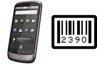 Comment voir le numéro de série sur HTC Google Nexus One