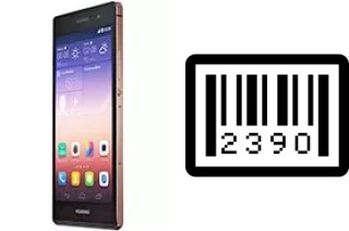 Comment voir le numéro de série sur Huawei Ascend P7 Sapphire Edition